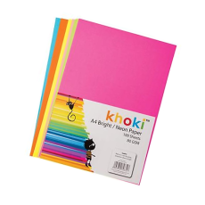 A4 Bright/Neon Paper 100 Sheets 80gsm 